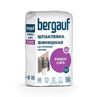 FINISH GIPS, 18 кг, Финишная шпаклевка на гипсовой основе, Bergauf – ТСК Дипломат